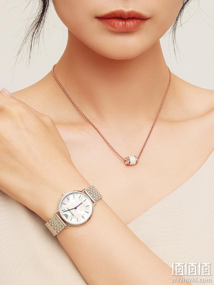 官方旗舰店，EMPORIO ARMANI 安普里奥·阿玛尼 女士钢带石英手表 AR11112 新低898.2元包邮（双重优惠） 值值值-买手聚集的地方