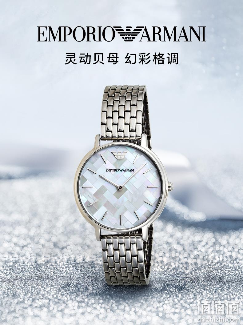 官方旗舰店，EMPORIO ARMANI 安普里奥·阿玛尼 女士钢带石英手表 AR11112 新低898.2元包邮（双重优惠） 值值值-买手聚集的地方