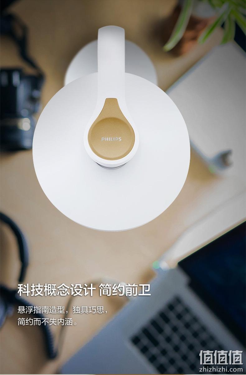 PHILIPS 飞利浦 国AA级伽利略工作办公阅读LED护眼灯 2色 199元包邮（需领券） 值值值-买手聚集的地方
