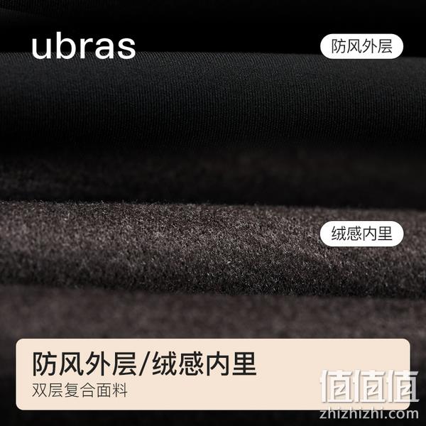 Ubras 女士氨基酸润肤加绒紧致外穿保暖打底裤 109元包邮（需领券） 值值值-买手聚集的地方