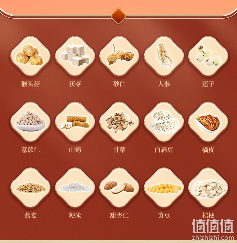 中华老字号，北京同仁堂 内廷上用 茯苓砂仁猴头菇粉500g 29元包邮（双重优惠） 值值值-买手聚集的地方