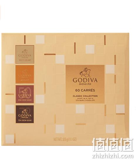 1633595317667086.png Godiva 歌帝梵 经典系列巧克力礼盒 60片装/315g 198元(天猫旗舰店折后269元/36片) 值值值-买手聚集的地方