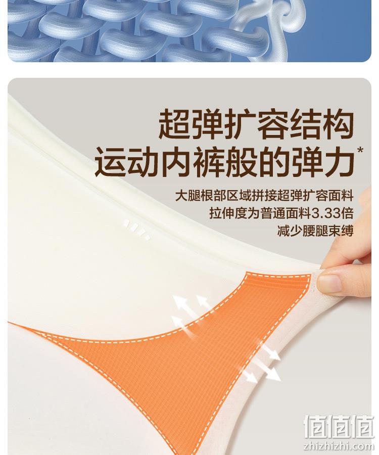 PUNLIEN 半练 女士抗菌无痕棉质高弹扩容内裤 3条装 59.9元包邮（需领券） 值值值-买手聚集的地方