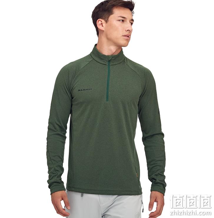 Mammut 猛犸象 Aegility 男士长袖半拉链速干T恤 1016-00730 329.68元（天猫718元） 值值值-买手聚集的地方