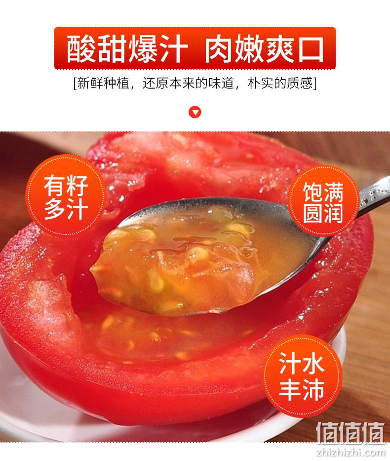 北京奥运会食材供应商，绿行者 桃太郎粉番茄新鲜西红柿5斤 24.9元顺丰包邮（需领券） 值值值-买手聚集的地方