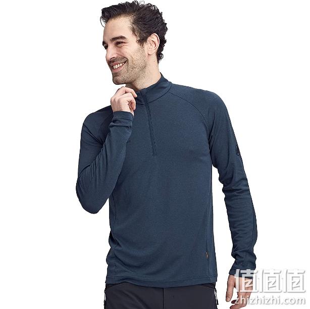 Mammut 猛犸象 Aegility 男士长袖半拉链速干T恤 1016-00730 329.68元（天猫718元） 值值值-买手聚集的地方