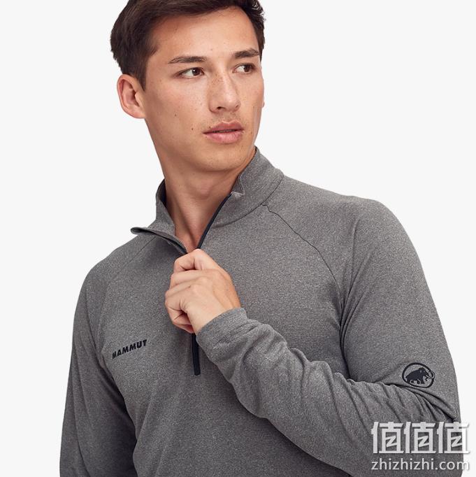 Mammut 猛犸象 Aegility 男士长袖半拉链速干T恤 1016-00730 329.68元（天猫718元） 值值值-买手聚集的地方