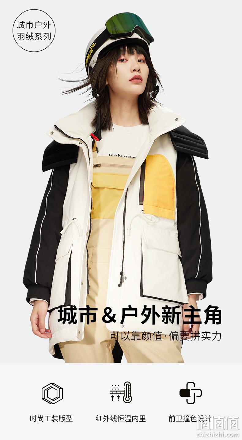 高梵 女款三防蓄热户外工装运动羽绒服 199元包邮（双重优惠） 值值值-买手聚集的地方