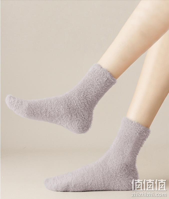 优臣品 秋冬新款女式仿貂绒加厚保暖袜 3双 29.7元包邮起（拍3件） 值值值-买手聚集的地方