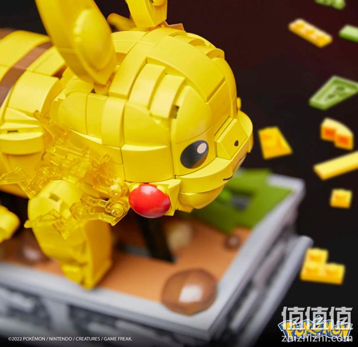 Mega Construx 美高 Pokémon系列 机械化可动皮卡丘拼插积木 折后385.31元（Prime会员96折） 值值值-买手聚集的地方