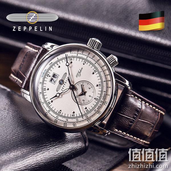 德国制造，Zeppelin 齐博林 100周年纪念款 7640-1N 男士时尚腕表 1072.72元 值值值-买手聚集的地方