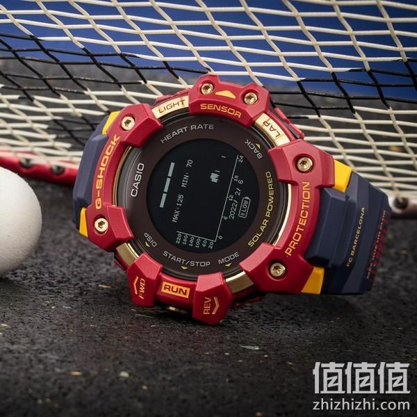 巴萨联名礼盒装，Casio 卡西欧 GBD-H1000BAR-4ER 太阳能运动智能手表（心率监测/GPS定位/五重感应） 2151元（国内官网3890元） 值值值-买手聚集的地方
