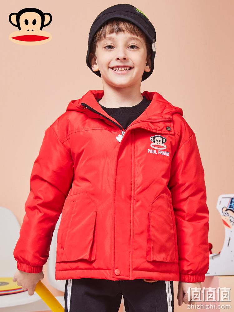 Paul Frank 大嘴猴 2022新款儿童轻薄款羽绒服 2色（110~160cm） 99元包邮（需领券） 值值值-买手聚集的地方