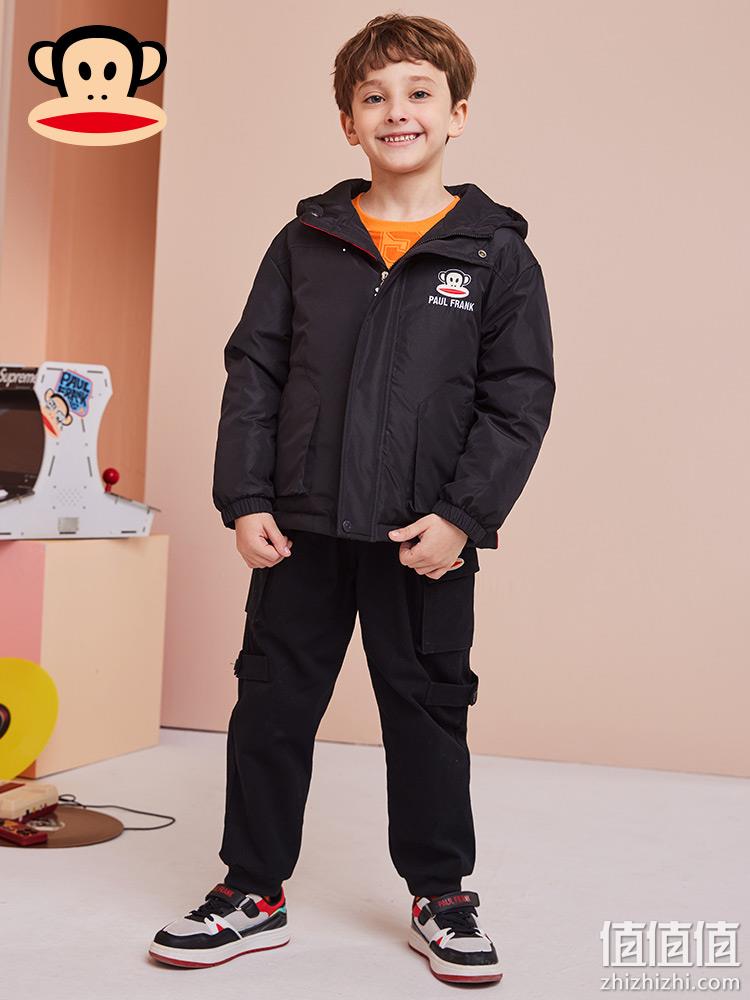 Paul Frank 大嘴猴 2022新款儿童轻薄款羽绒服 2色（110~160cm） 99元包邮（需领券） 值值值-买手聚集的地方