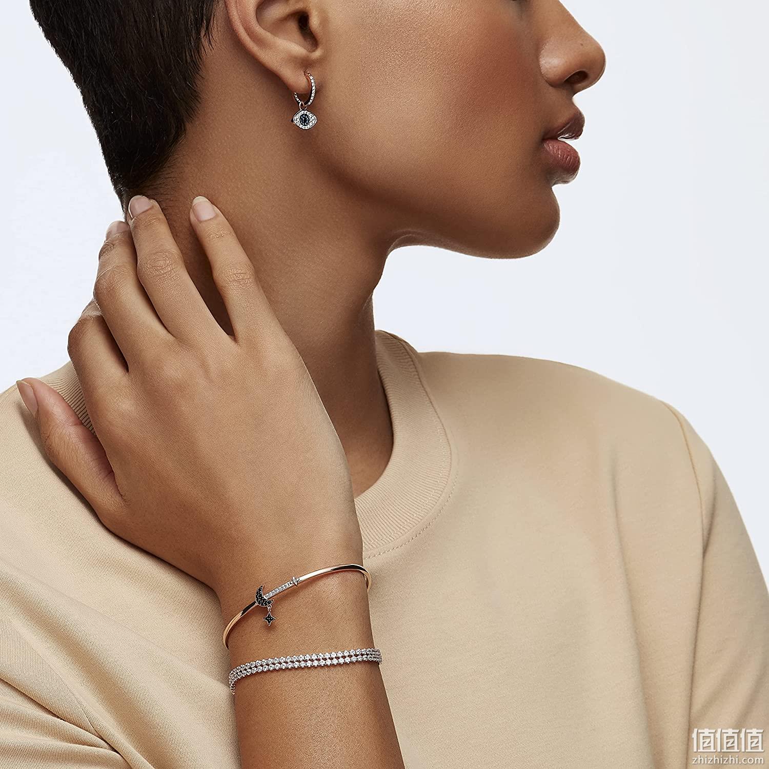 Swarovski 施华洛世奇 Subtle 女士玫瑰金双层水晶手链5224182 433.74元 值值值-买手聚集的地方