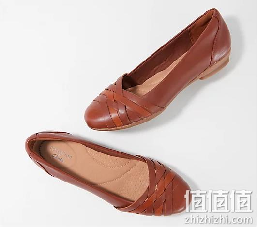 Clarks 其乐 Sara Clover 女士真皮芭蕾平底单鞋 201.14元（可2件95折） 值值值-买手聚集的地方
