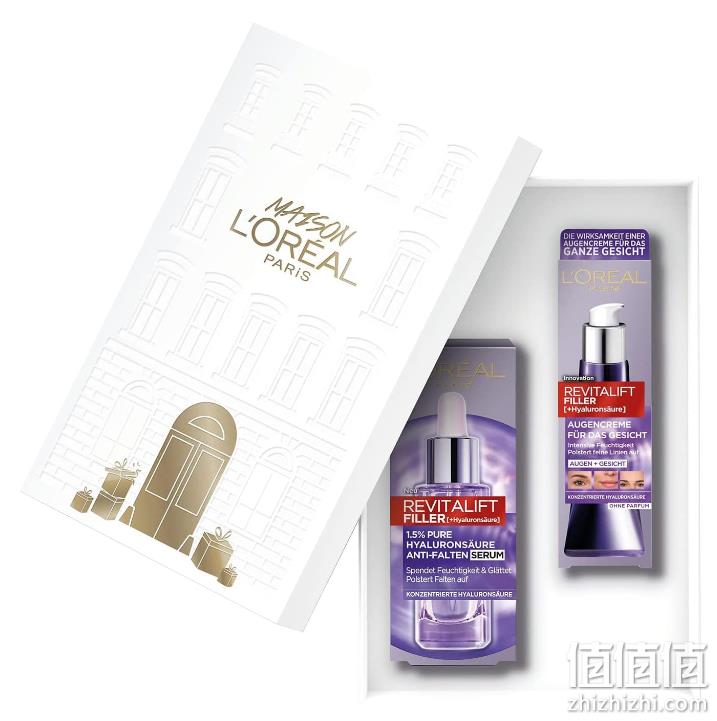 L'Oreal Paris 欧莱雅 复颜玻尿酸水光 精华液30mL+紫熨斗眼霜30mL（德国版） 144.48元 值值值-买手聚集的地方