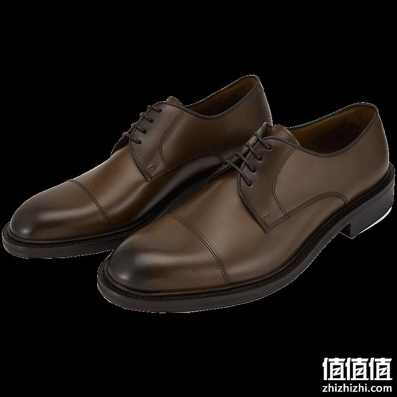 西班牙百年品牌，Lottusse 乐途仕 L6723 真皮手工亮面商务男士德比鞋 UK8 895元（天猫旗舰店5380元） 值值值-买手聚集的地方