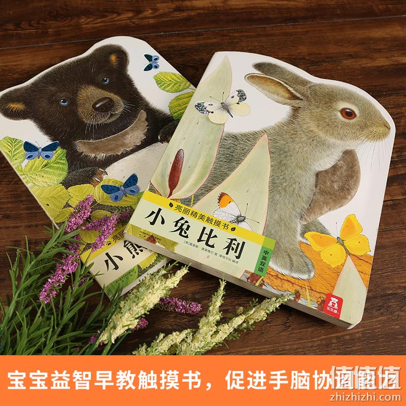 乐乐趣 亮丽精美触摸书系列--小兔比利/小熊波比/小水獭奥斯卡 任选 29元包邮（需领券） 值值值-买手聚集的地方