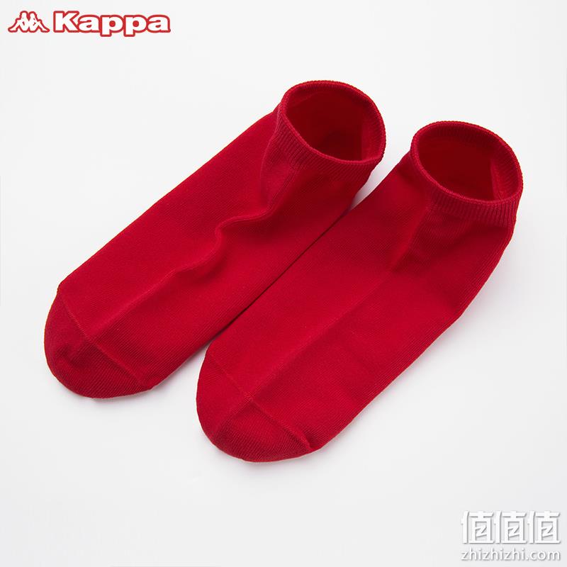 Kappa 卡帕 男士本命年限量红品中筒袜 3双装 KP9W43（赠棉质运动袜1双） 34元包邮（需领券） 值值值-买手聚集的地方