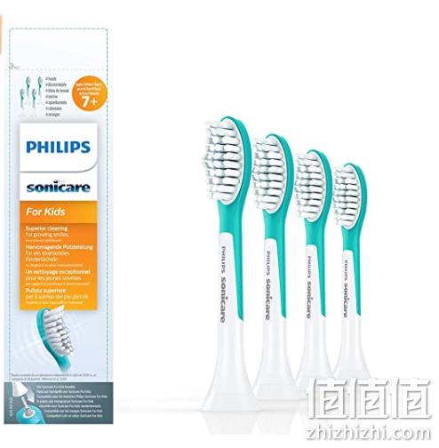 PHILIPS 飞利浦 HX6034/33 儿童刷头4只装 90.62元 值值值-买手聚集的地方