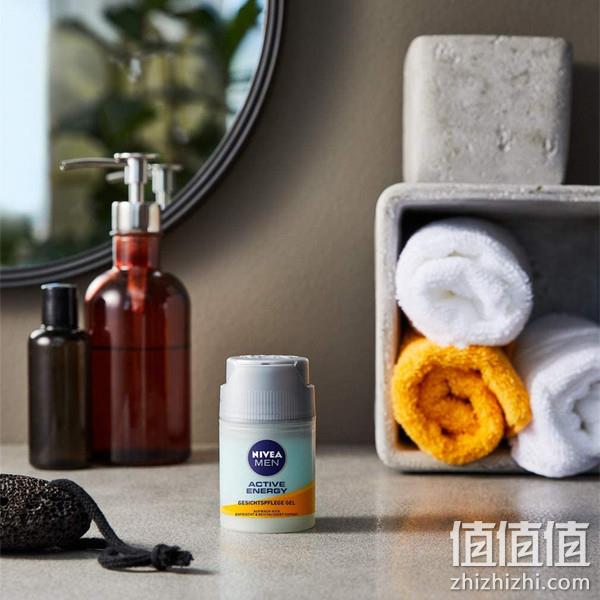 Nivea 妮维雅 100%天然咖啡因 男士活性能量面部护理凝胶50mL 38.31元 值值值-买手聚集的地方