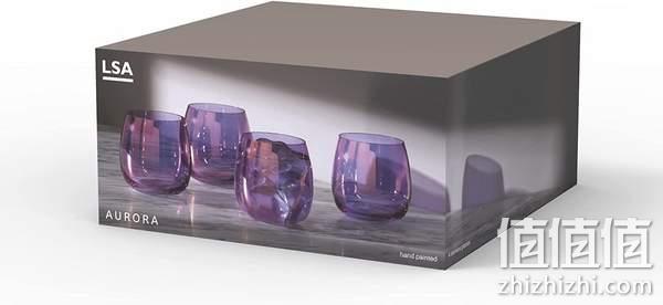 LSA International 国际空间 Aurora系列 ‎G1621-13-887 气球玻璃杯370mL*4只装 新低298元 值值值-买手聚集的地方