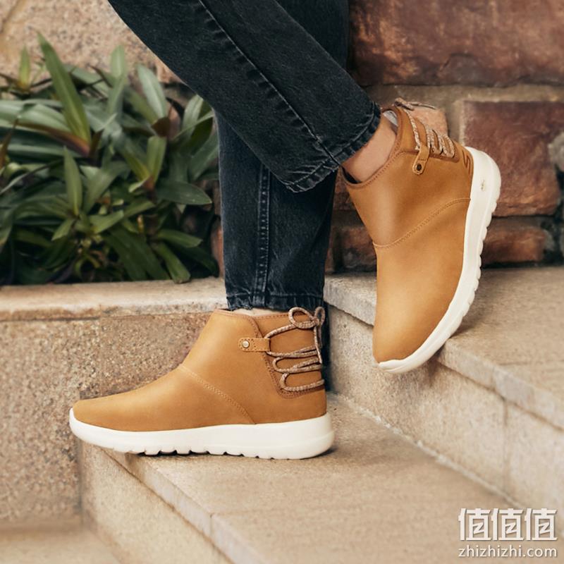 PLUS会员，Skechers 斯凯奇 ON-THE-GO系列 女士保暖加绒休闲雪地靴 15505 3色 159元包邮（需领券） 值值值-买手聚集的地方