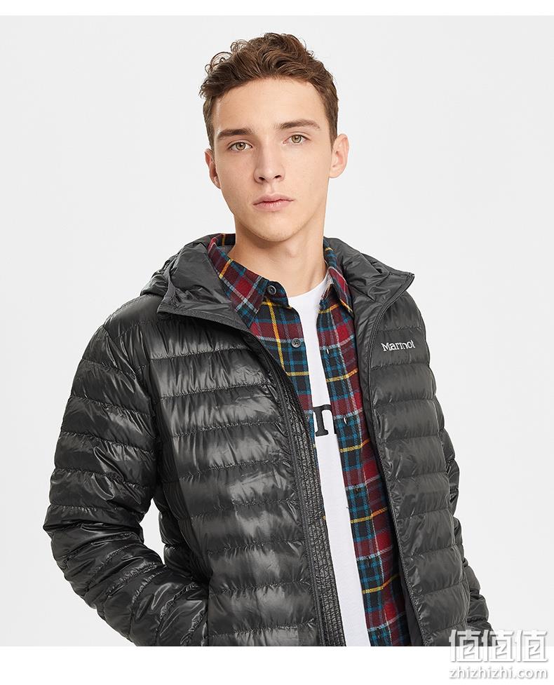 Marmot 土拨鼠 highlander 700蓬鹅绒男士轻薄款连帽羽绒服 V79403 599元包邮（需领券） 值值值-买手聚集的地方