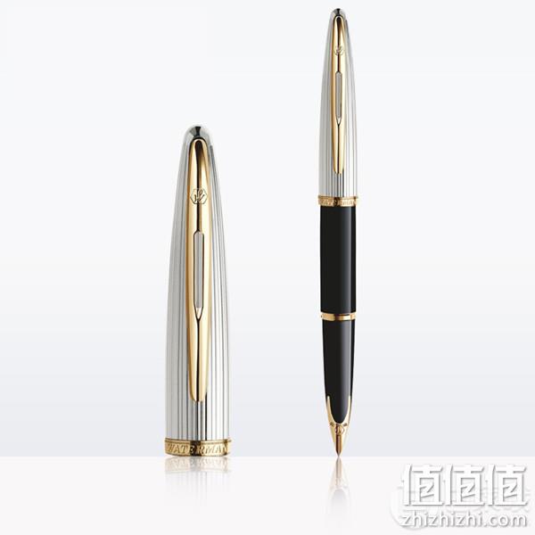 法国产，Waterman 威迪文 Carène海韵系列 F尖豪华纯黑丽雅钢笔 1099.06元（天猫旗舰店3330元） 值值值-买手聚集的地方