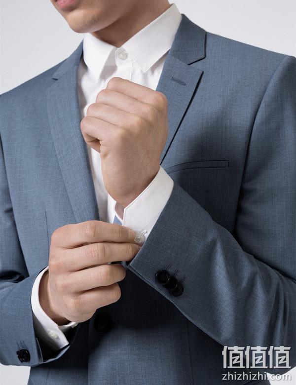HUGO Hugo Boss 雨果·博斯 Arti/Hesten212X 男士74%初剪羊毛混纺修身西装2件套50450994 1490.24元（官网$595） 值值值-买手聚集的地方