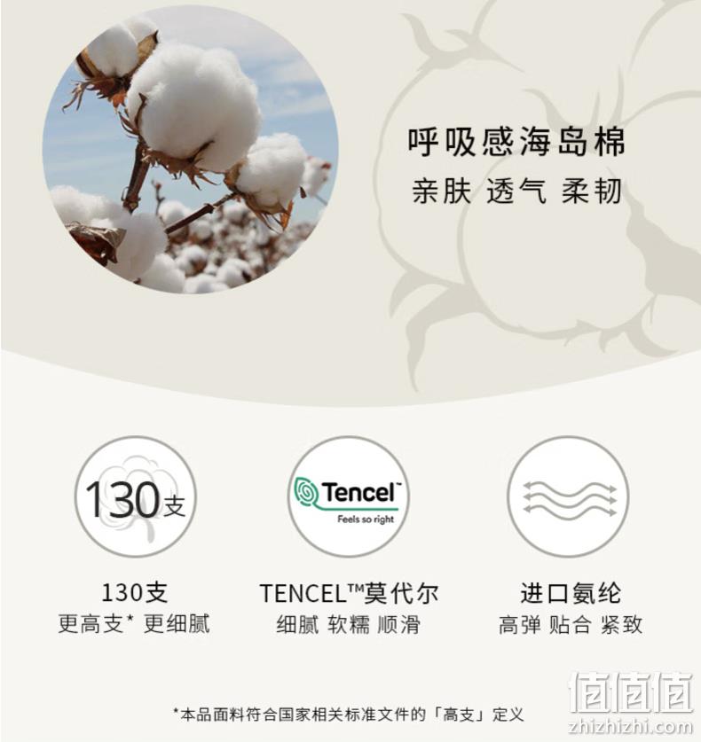 NEIWAI 内外 130支海岛棉无尺码无钢圈文胸2件装 新低148元包邮（74元/件） 值值值-买手聚集的地方