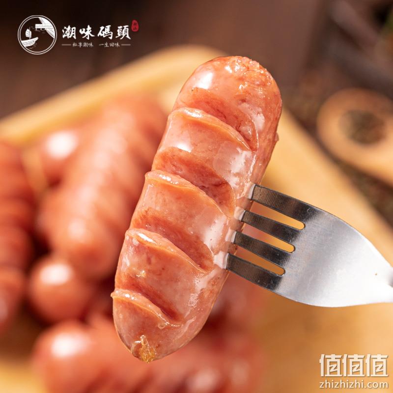 海底捞供应商，潮味码头 火山石烤肠原味/黑胡椒台湾风味肉肠250g*4包 39.9元包邮（双重优惠） 值值值-买手聚集的地方