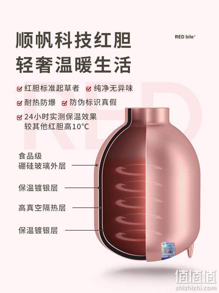 物生物 JV022102 莹森 家用智能显温保温水壶1.5L 69元包邮（需领券） 值值值-买手聚集的地方