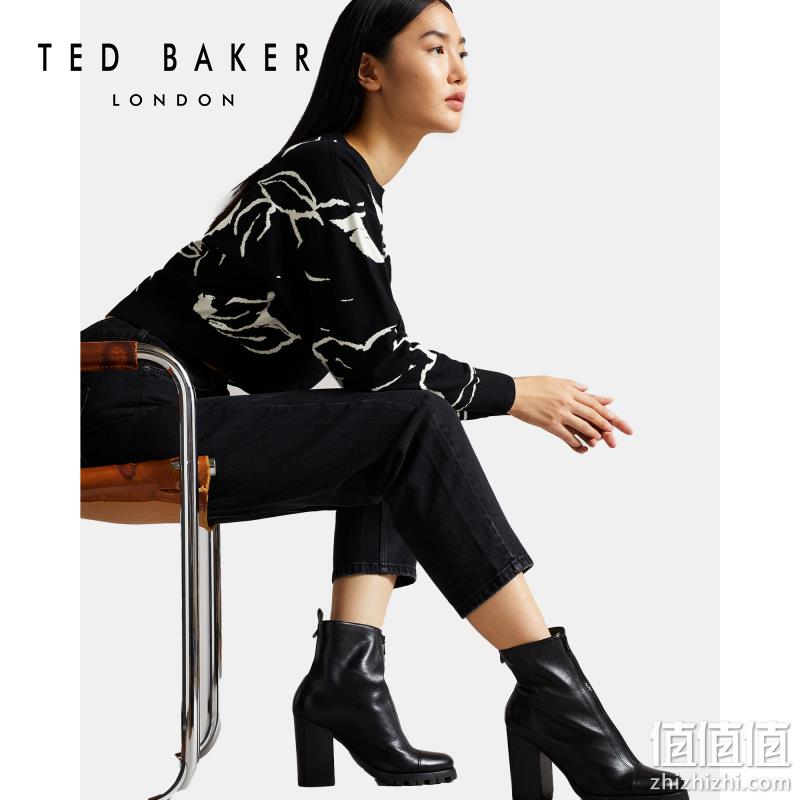 Ted Baker 泰德·贝克 Bootis 女士高腰直筒七分牛仔裤256677 236.83元（天猫旗舰店774元） 值值值-买手聚集的地方