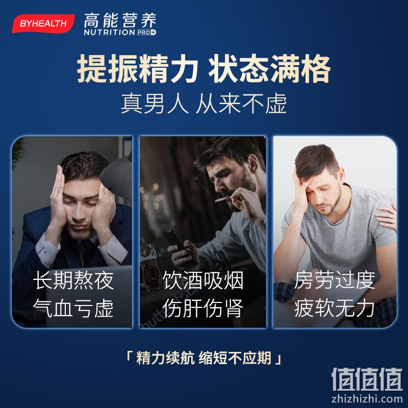 BYHEALTH 汤臣倍健 海外升级版男性精力能片OK片 48片/盒 79元包邮（双重优惠） 值值值-买手聚集的地方