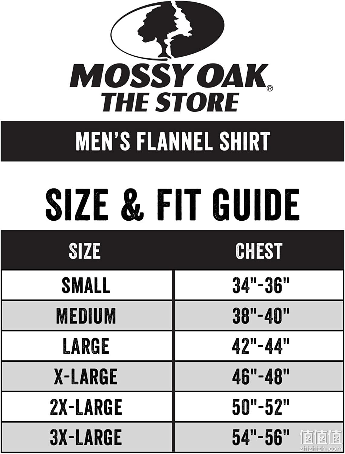 Mossy Oak 男士格纹棉质法兰绒长袖衬衫 97221 新低132元 值值值-买手聚集的地方