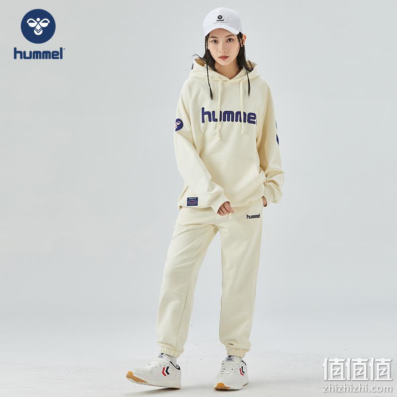 Hummel 大黄蜂 情侣款圆领卫衣+卫裤套装 多色 229元包邮（连帽款239元） 值值值-买手聚集的地方