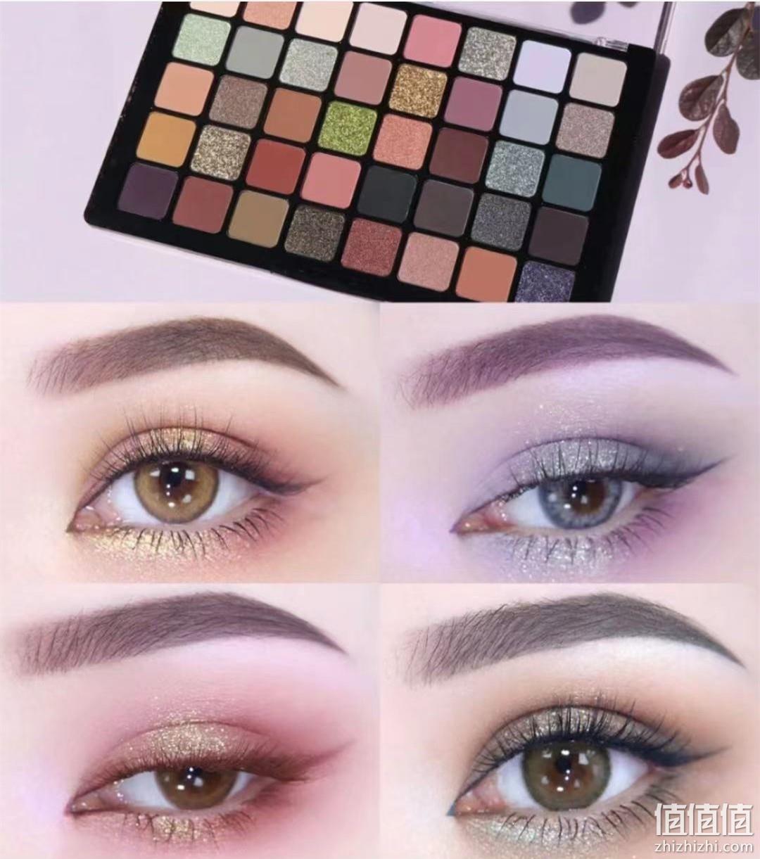 NYX 专业化妆系列 40色眼影盘 #乌托邦 新低138.38元（天猫334元） 值值值-买手聚集的地方