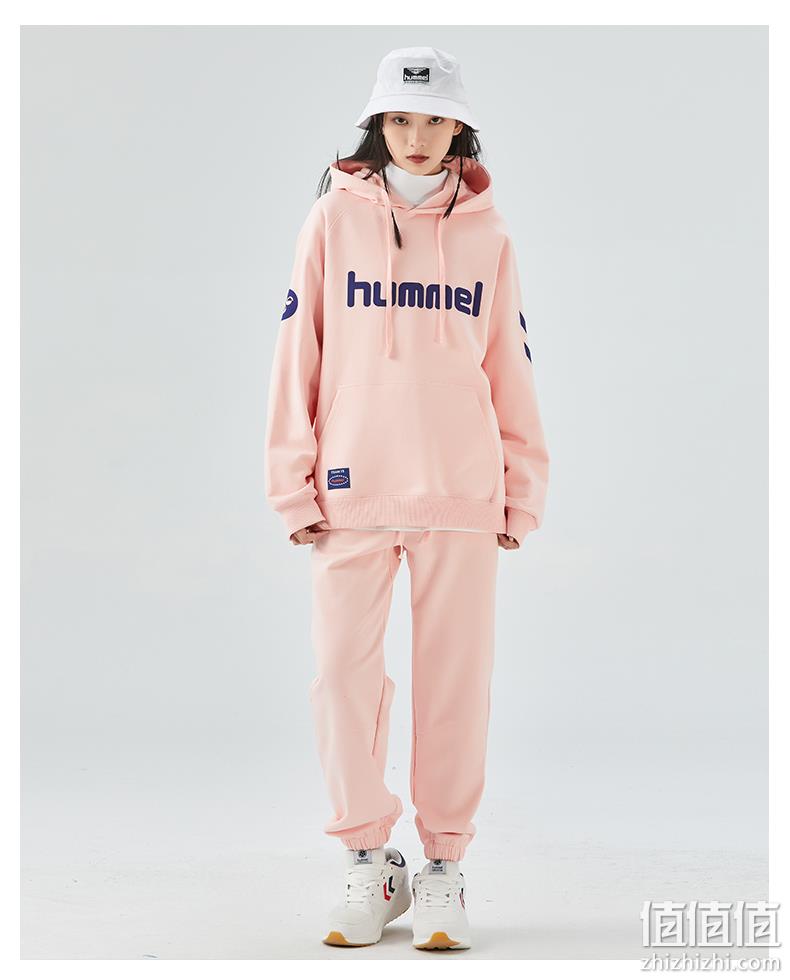 Hummel 大黄蜂 情侣款圆领卫衣+卫裤套装 多色 229元包邮（连帽款239元） 值值值-买手聚集的地方