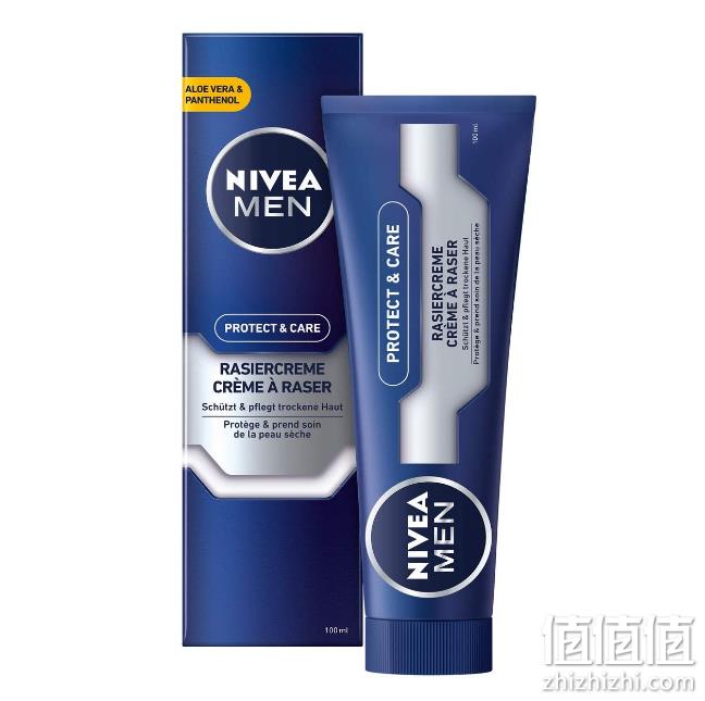 NIVEA 妮维雅 Protect & Care 男士泡沫剃须膏100mL 8.33元 值值值-买手聚集的地方