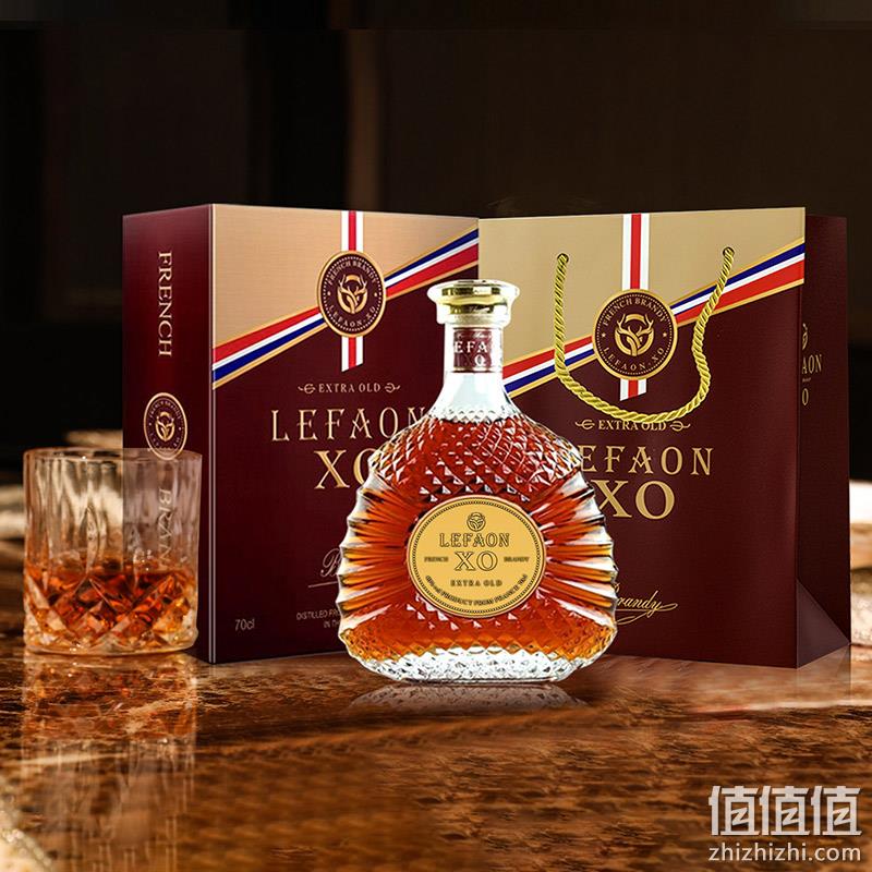 88VIP会员，法国原瓶进口 LEFAON 利枫 40度金钻XO白兰地700mL礼盒装*2件 170元包邮（折85元/瓶） 值值值-买手聚集的地方