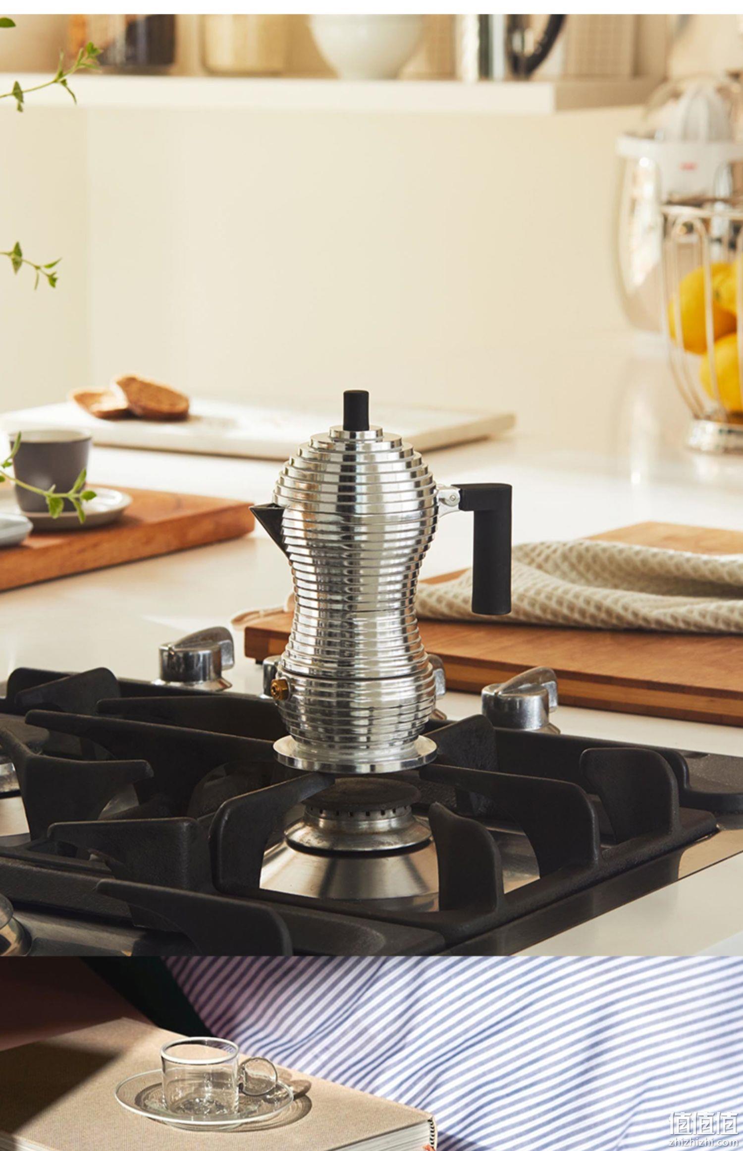 Alessi 阿莱西 MDL02/6 R Pulcina普琪纳 摩卡壶6杯量 327.96元（天猫折后830元） 值值值-买手聚集的地方