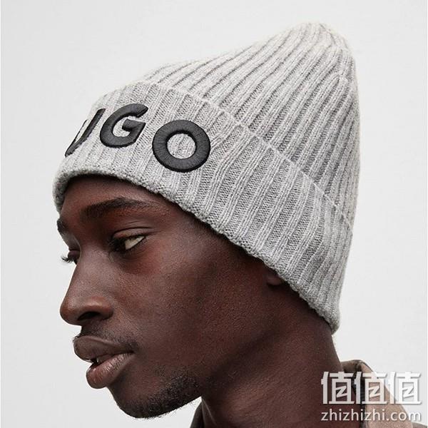 HUGO Hugo Boss 雨果·博斯 Unisex-X565-3 100%纯初剪羊毛 中性针织帽50475373 293元 值值值-买手聚集的地方
