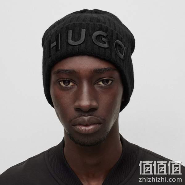 HUGO Hugo Boss 雨果·博斯 Unisex-X565-3 100%纯初剪羊毛 中性针织帽50475373 293元 值值值-买手聚集的地方