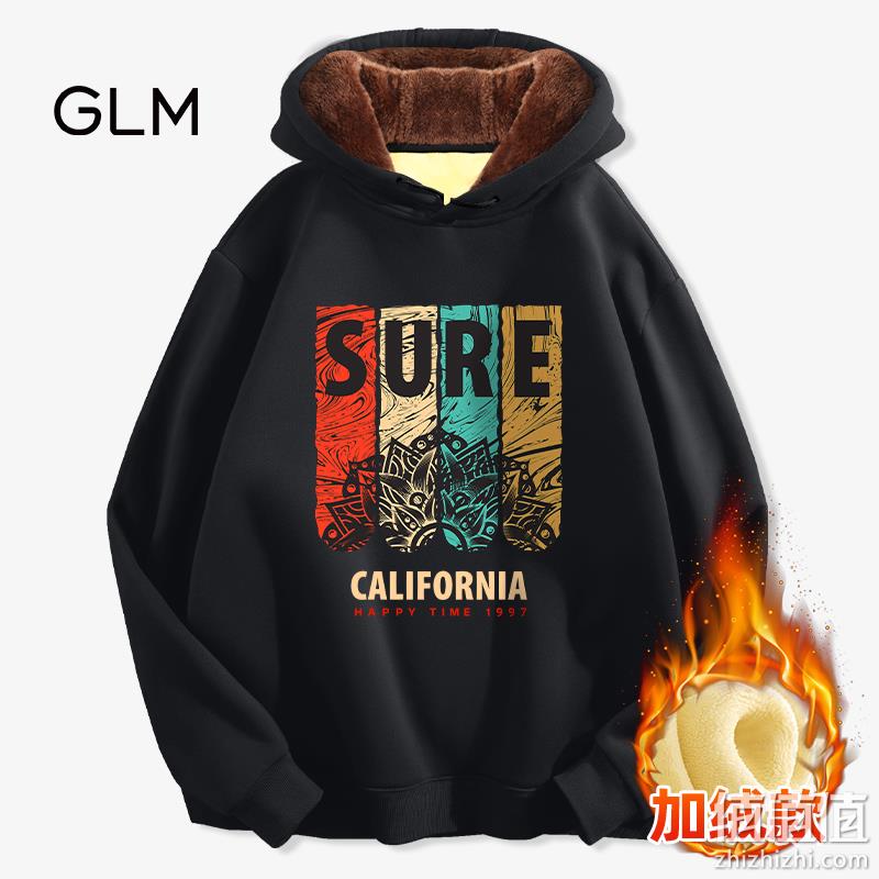 森马旗下轻商务潮牌，GLM 男士国潮vibe老虎加绒卫衣 多色 69.9元（需领券） 值值值-买手聚集的地方