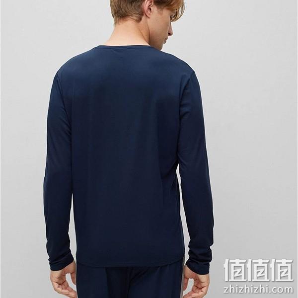 码全，BOSS Hugo Boss 雨果·博斯 Balance 男士莫代尔棉长袖T恤50485717 275.4元 值值值-买手聚集的地方