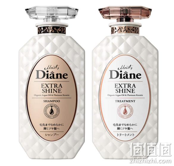 Moist Diane 黛丝恩 无硅保湿修复洗护套装 洗发水450ml+护发素450ml 69.42元（3款可选） 值值值-买手聚集的地方