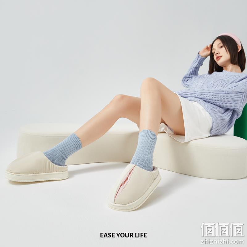 POSIEO 朴西 情侣款水中月防水厚底棉拖鞋 PS0123P 多色 24.8元包邮（需领券） 值值值-买手聚集的地方