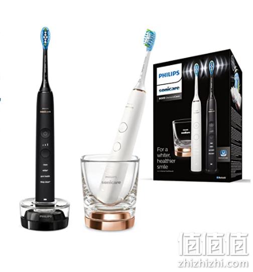 Philips 飞利浦 Sonicare HX9914/55 钻石亮白智能型声波震动牙刷 2支装 1108元 值值值-买手聚集的地方